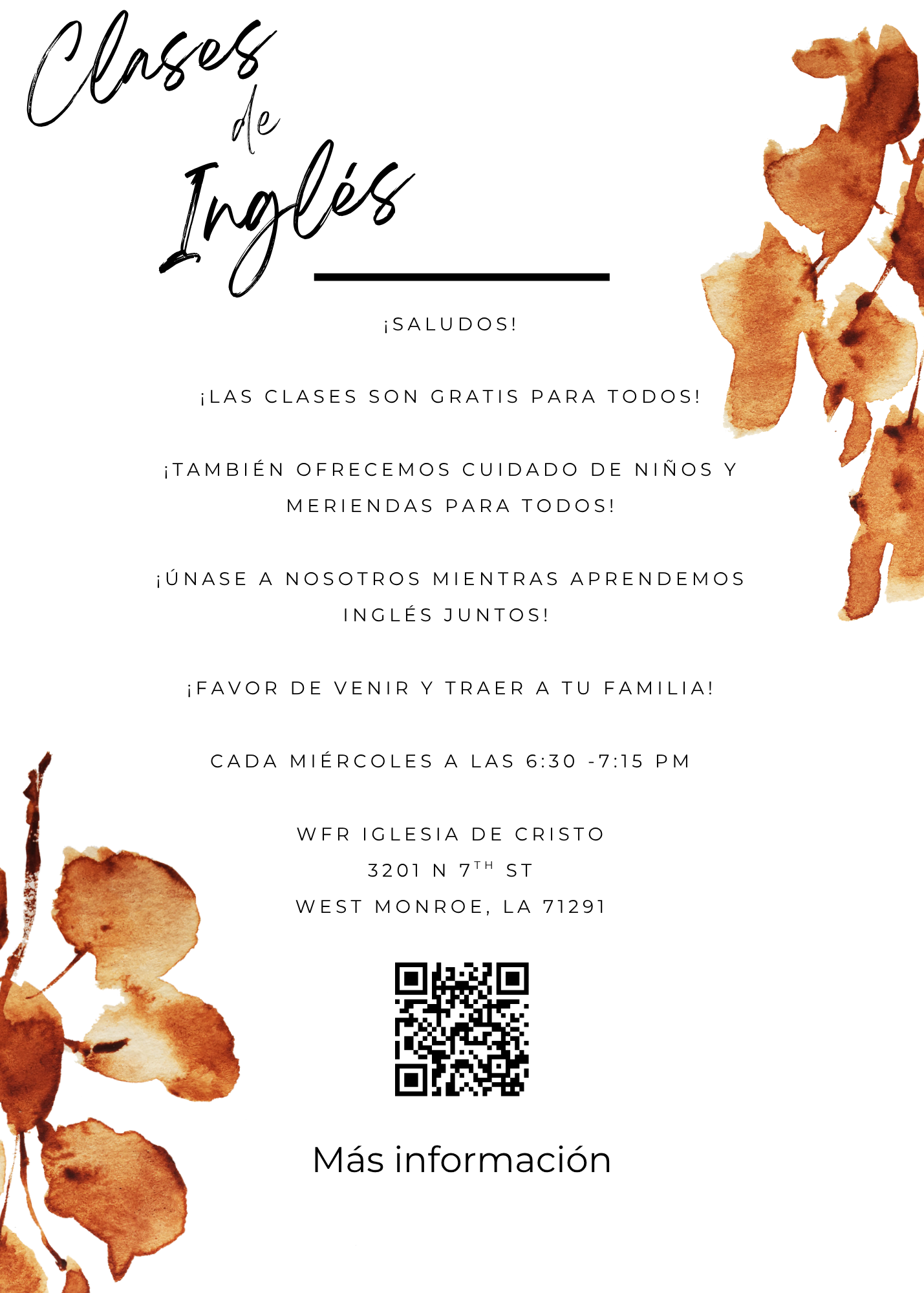 WFR ESL Flyer